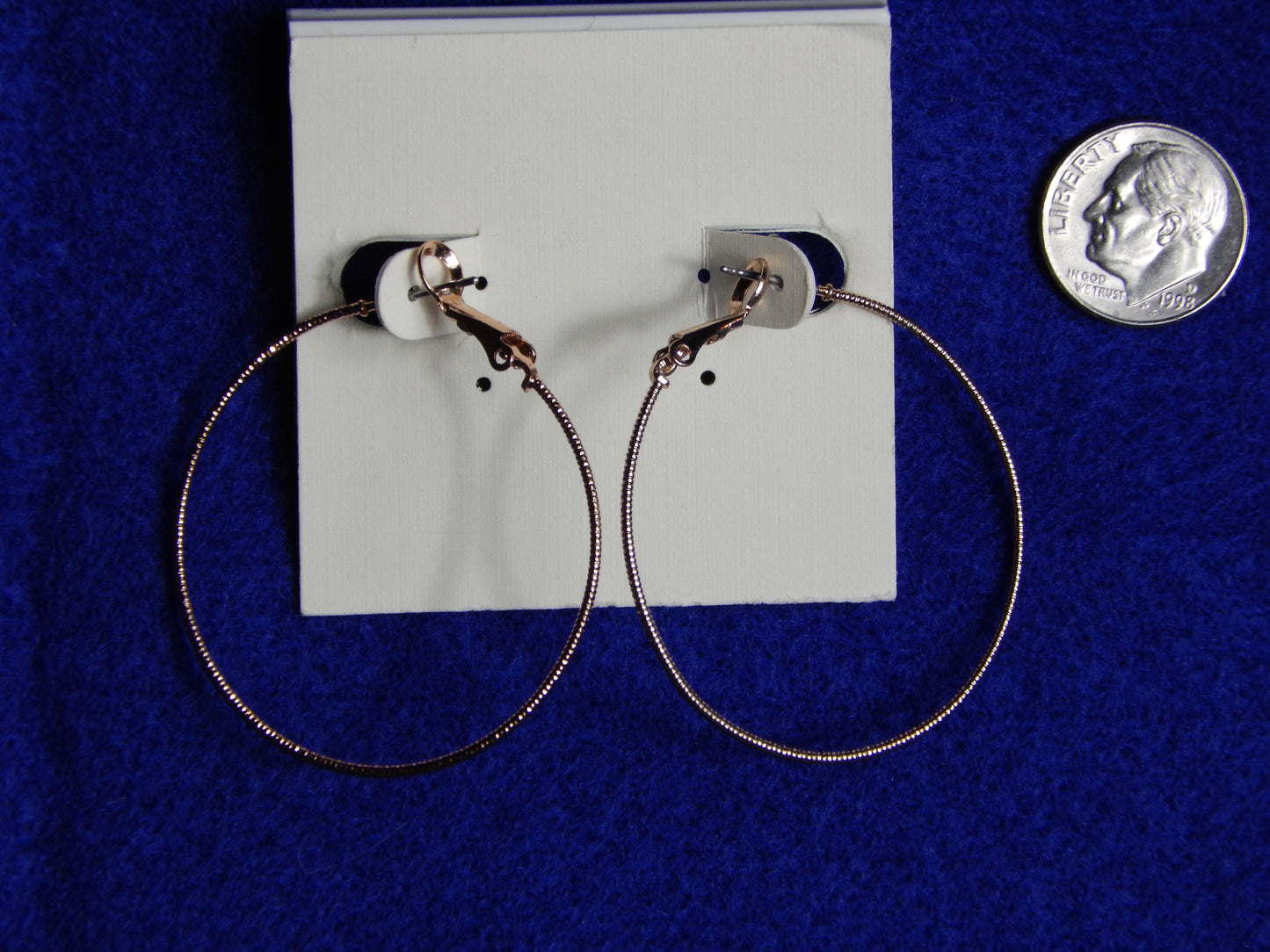 Gold Tone Hoop Earrings