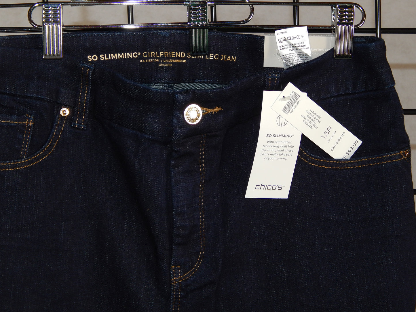 Chico's So Slimming Girlfriend Slim Leg Jean
