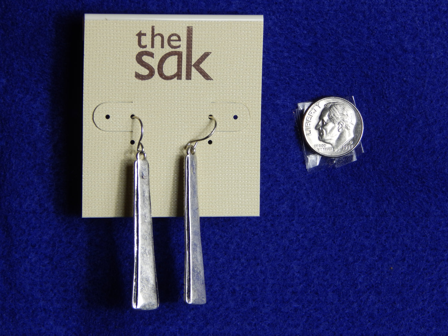 The Sak Gray Tone Drop Earrings