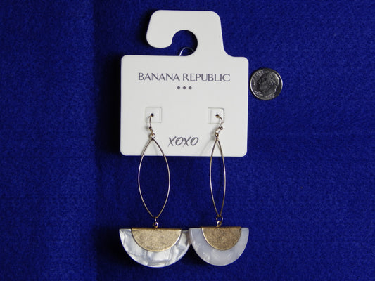 Banana Republic Half-Moon Drop Earrings