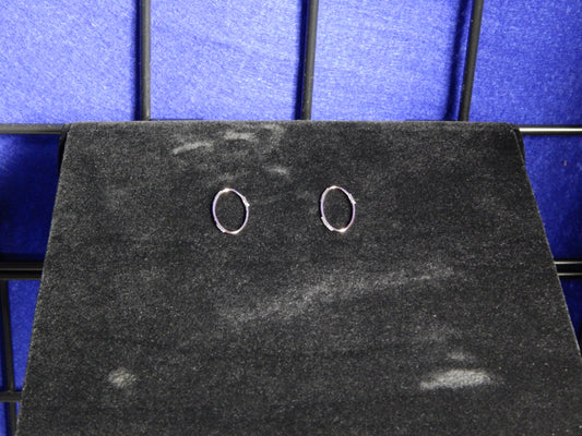 Oval Hoop Earrings