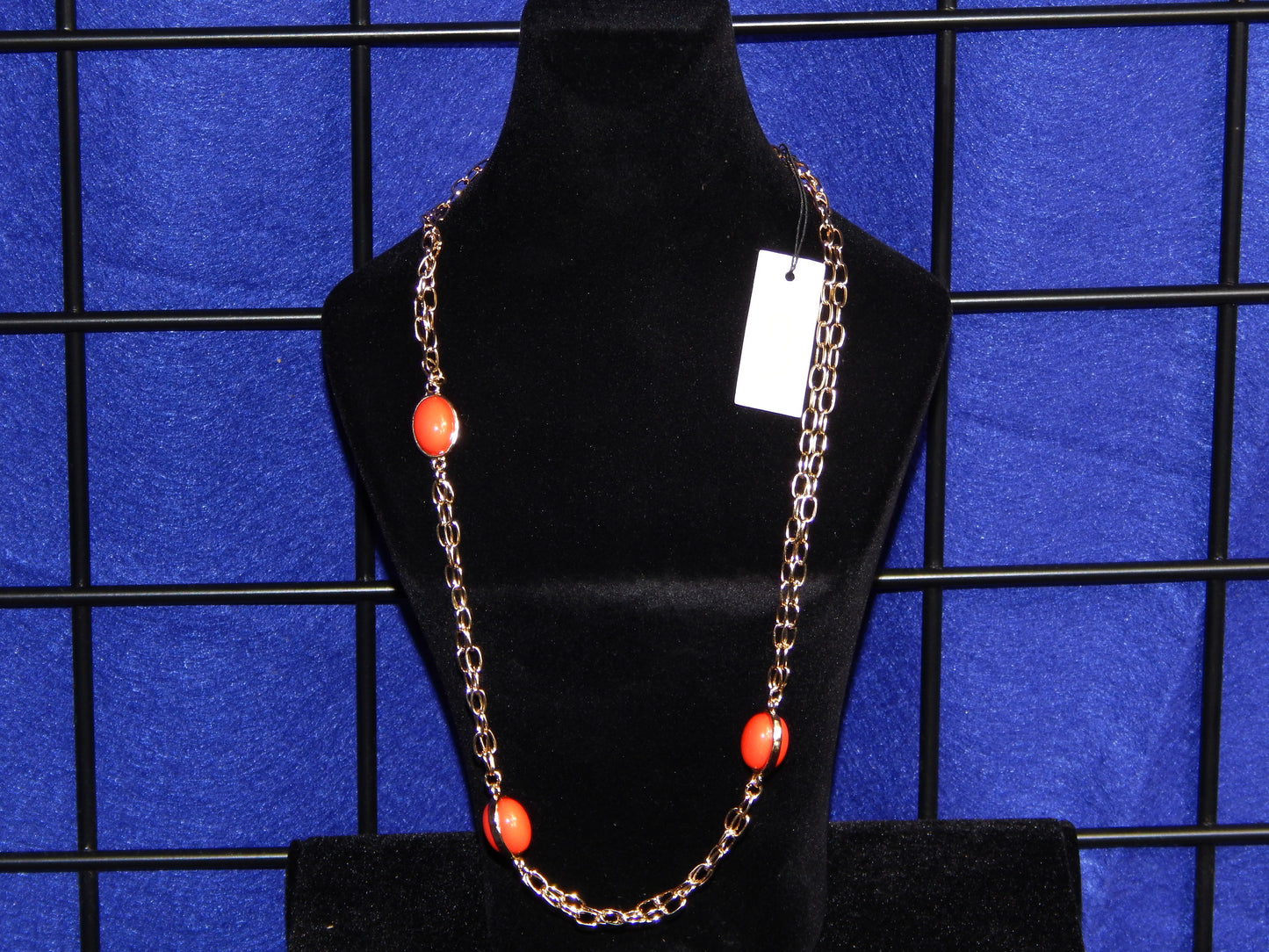 Bancroft Gold-Tone Necklace w/Coral Inspired Accents