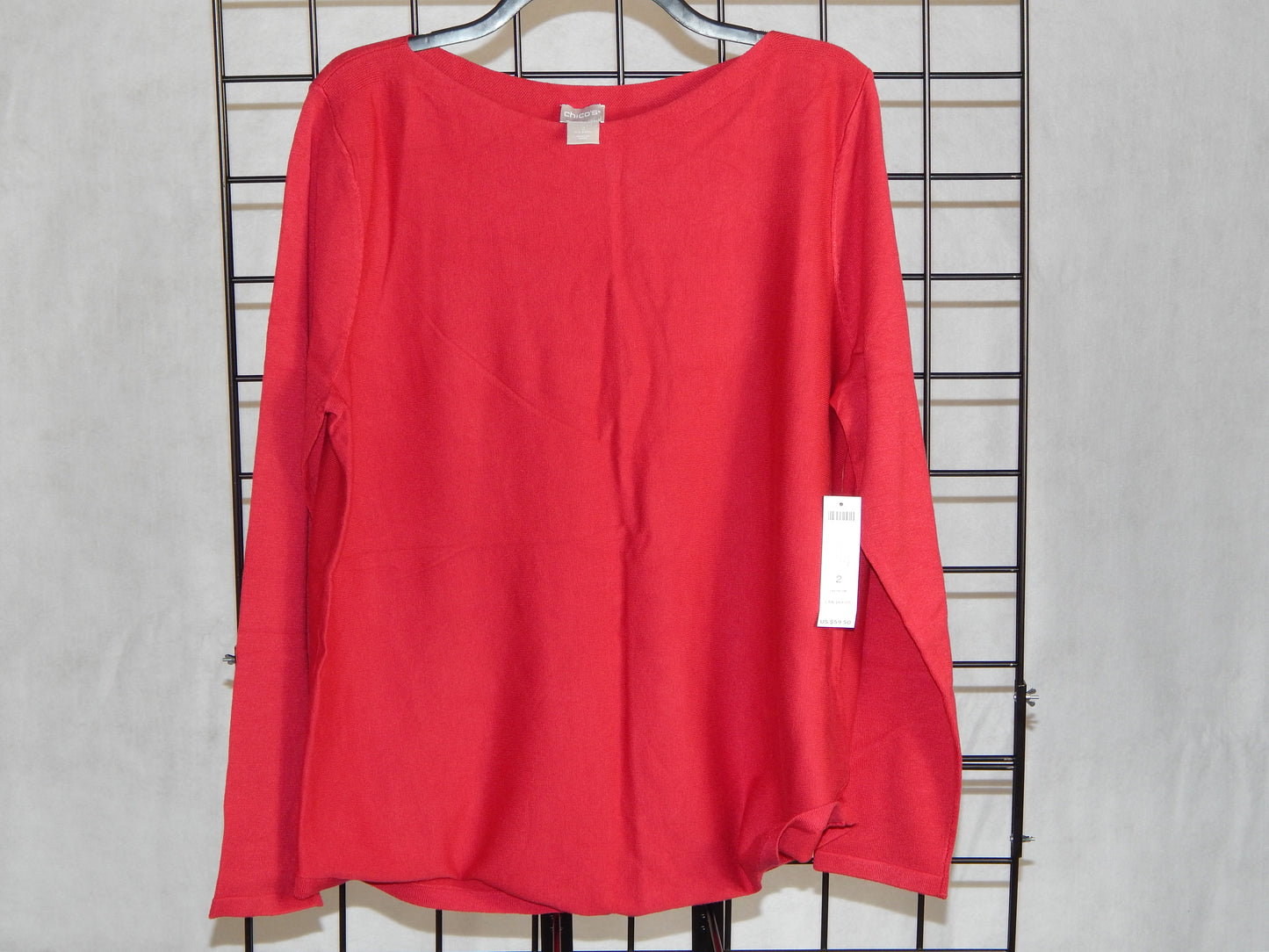 Chico's Scoop Neck Pullover Sweater Blouse