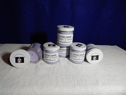 Luscious Lavender 8oz Handmade Soy Candle