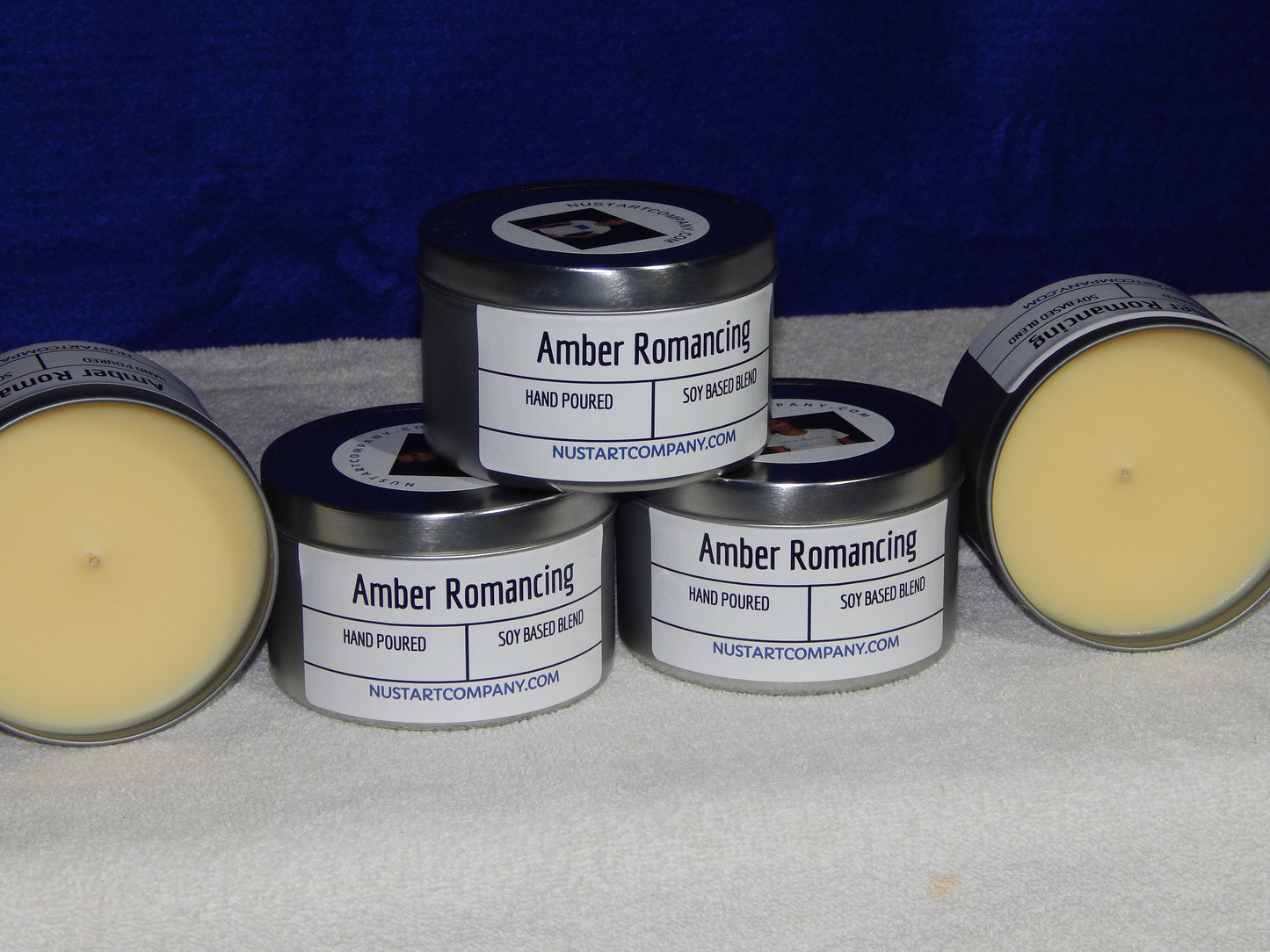 Amber Romancing 8oz Handmade Soy Candle